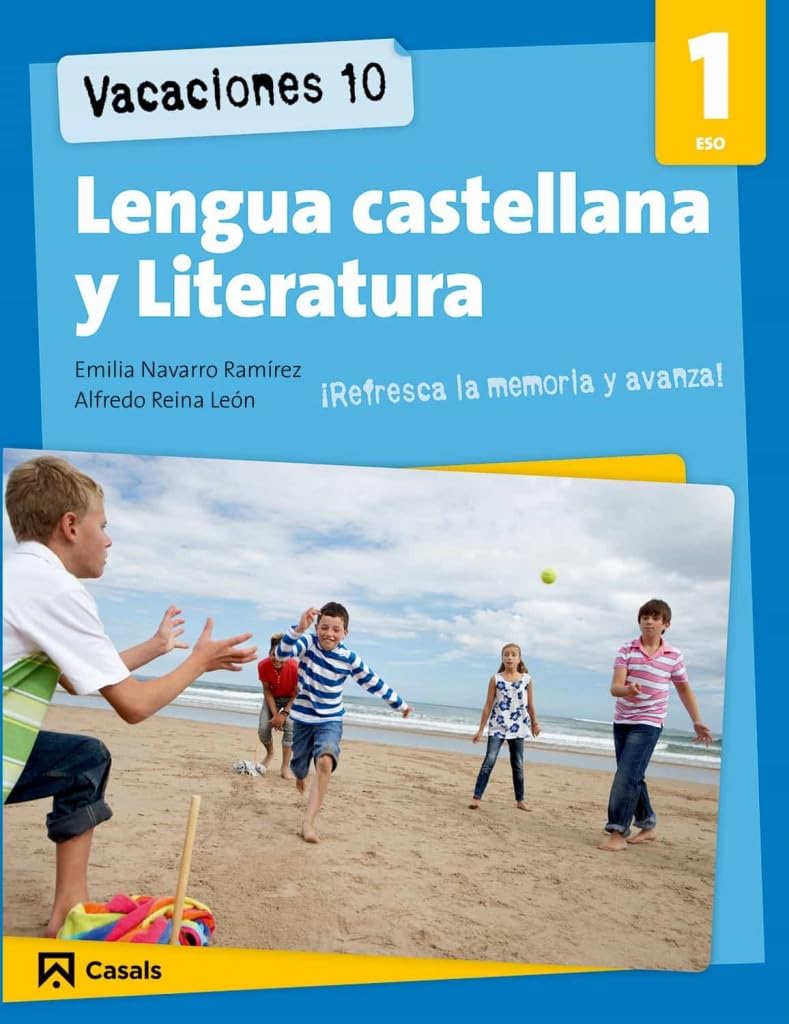 Vacaciones 10. Lengua Castellana y Literatura 1 Eso - 9788421853238