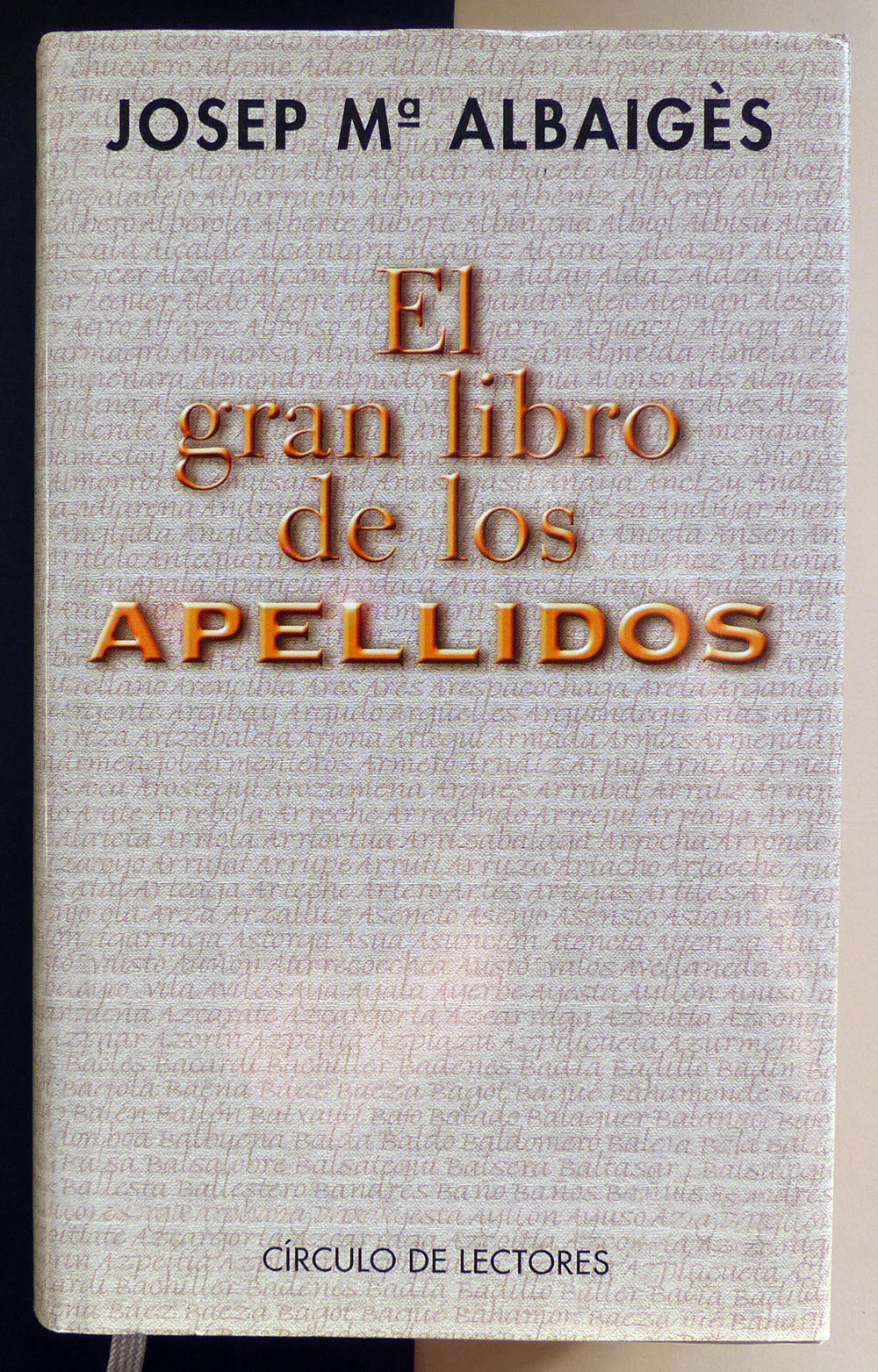 El gran libro de los apellidos