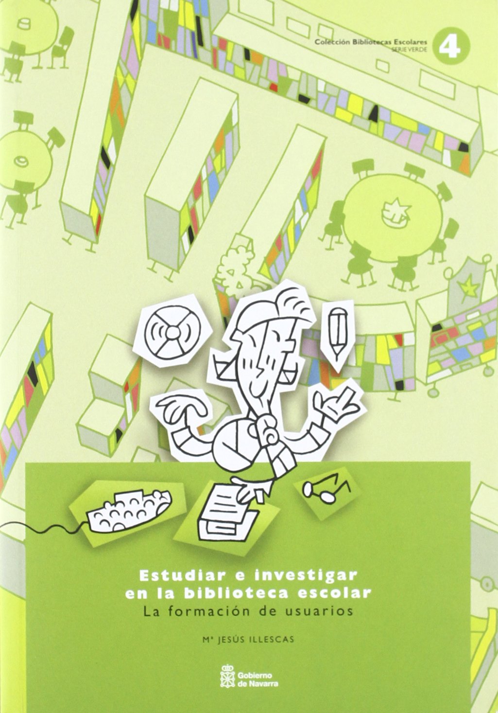 Estudiar e investigar en la biblioteca escolar