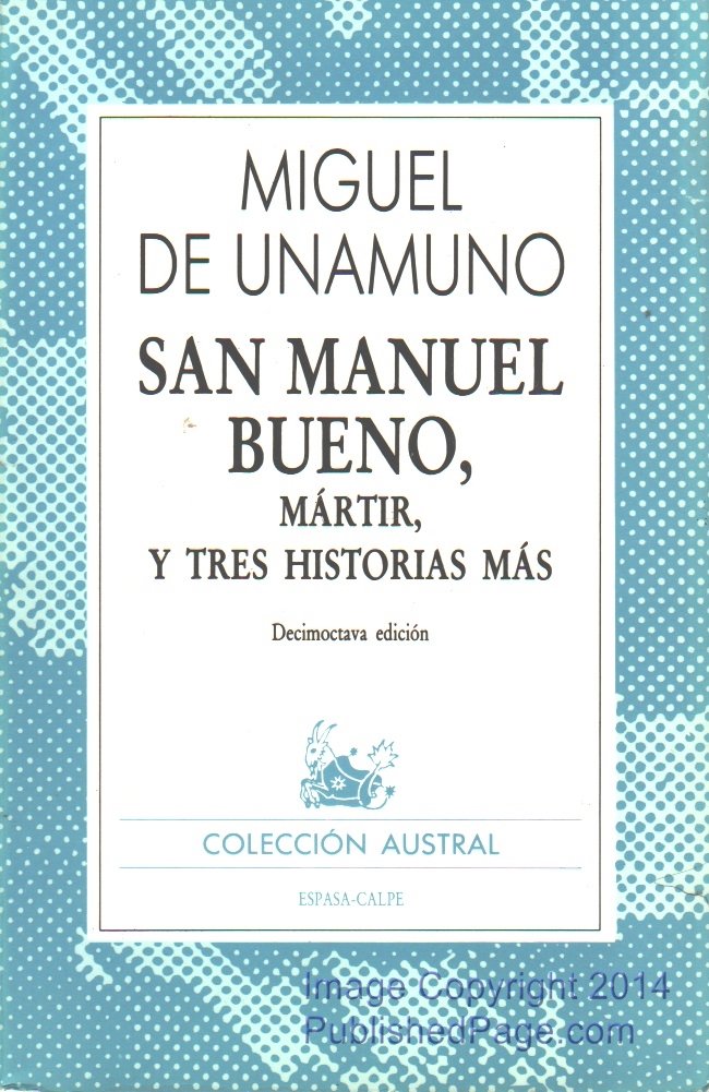 San Manuel Bueno, Martir