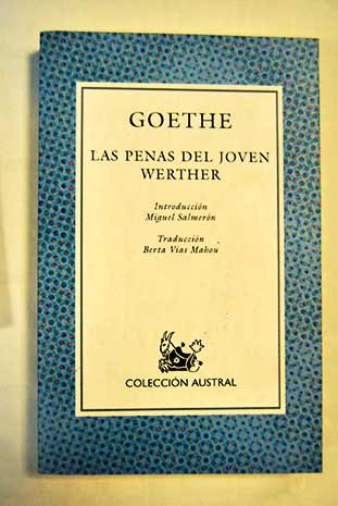 Penas Del Joven Werther, las - Aus 508