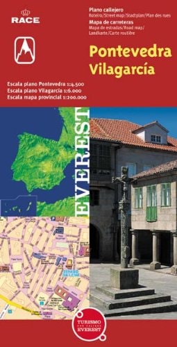 Pontevedra, Vilagarcía. Plano callejero y mapa de carreteras