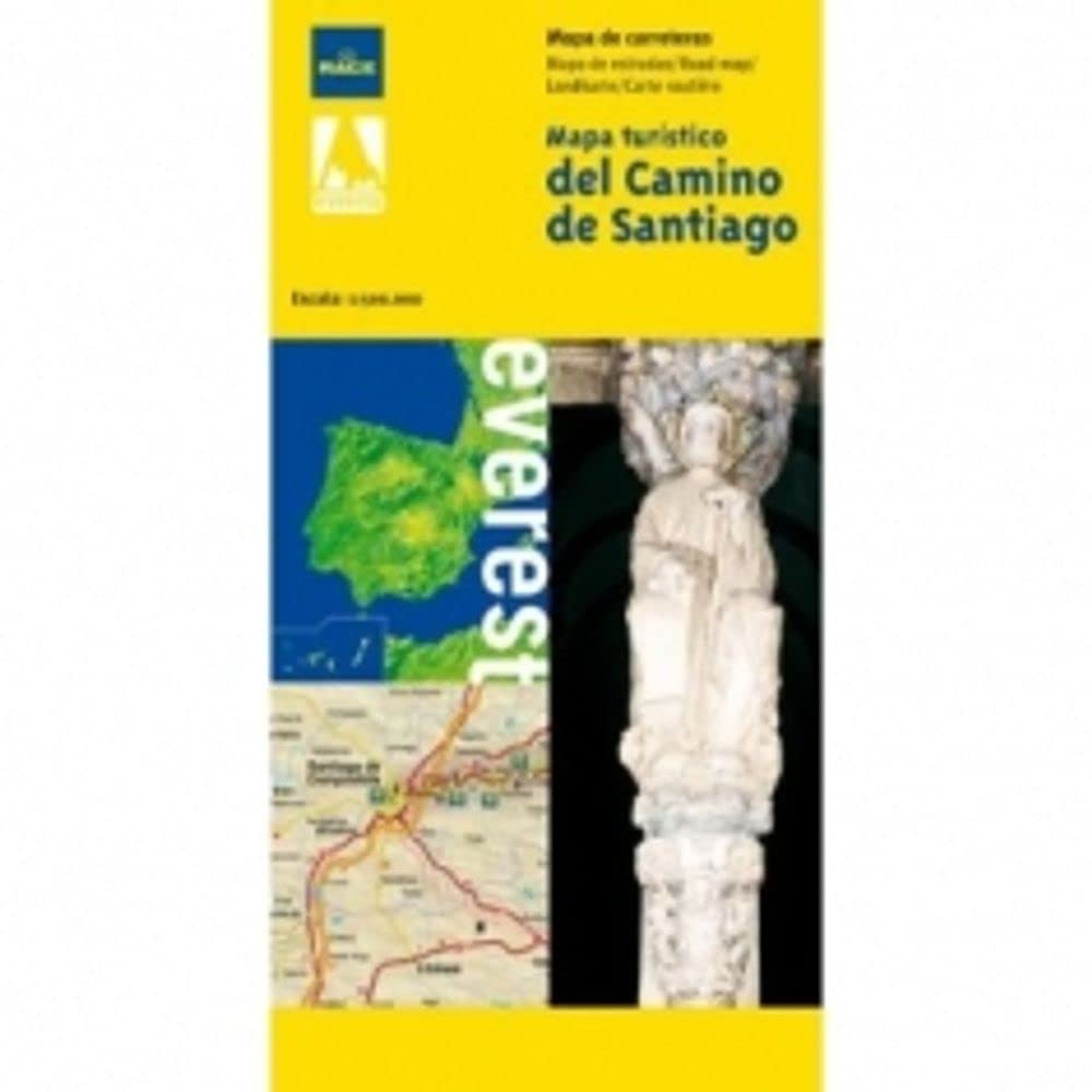 Mapa turístico del Camino de Santiago