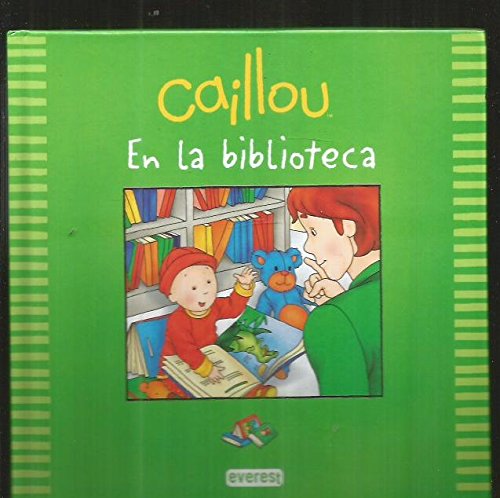 Caillou en la biblioteca