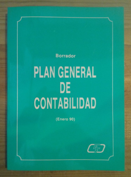 Plan General de Contabilidad. Borrador Enero 90
