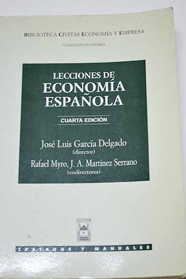 Lecciones de economía española