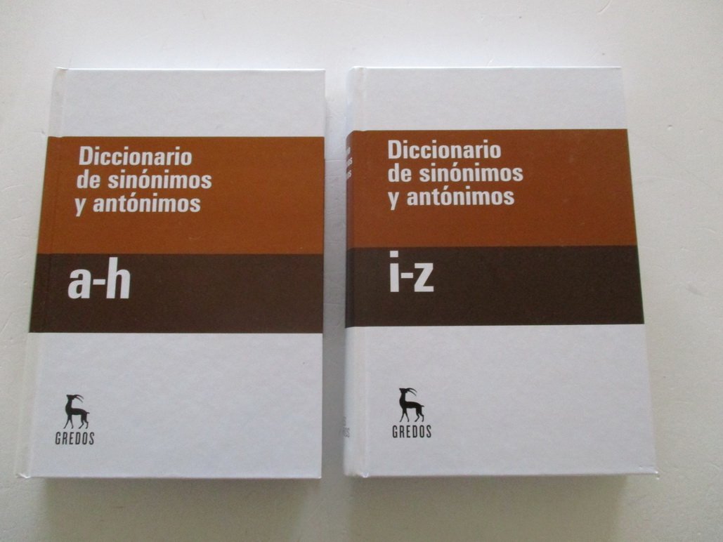 Diccionario de sinónimos y antónimos