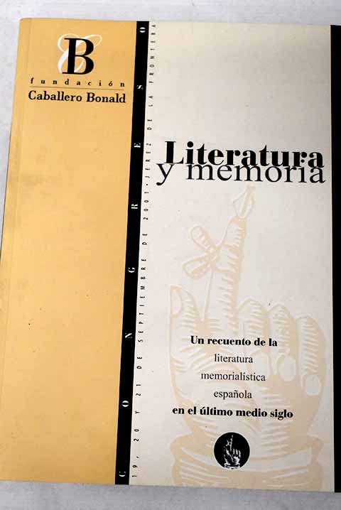 Actas del Congreso Literatura y Memoria