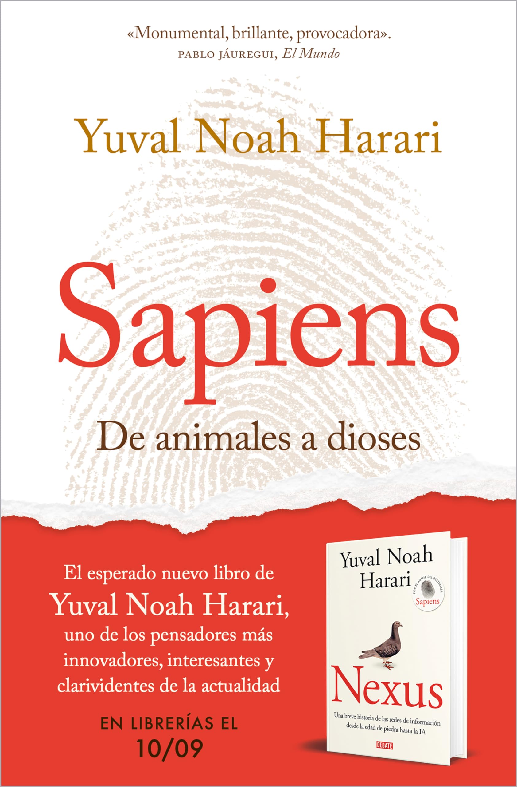 Sapiens. de Animales a Dioses: Una Breve Historia de la Humanidad