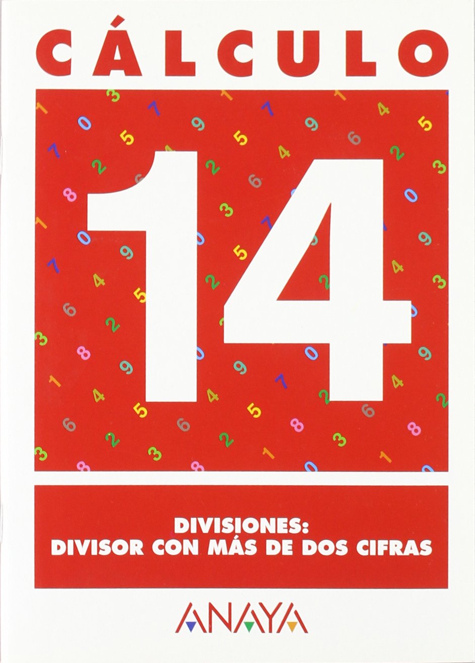 Cálculo 14. Divisiones: divisor con más de dos cifras