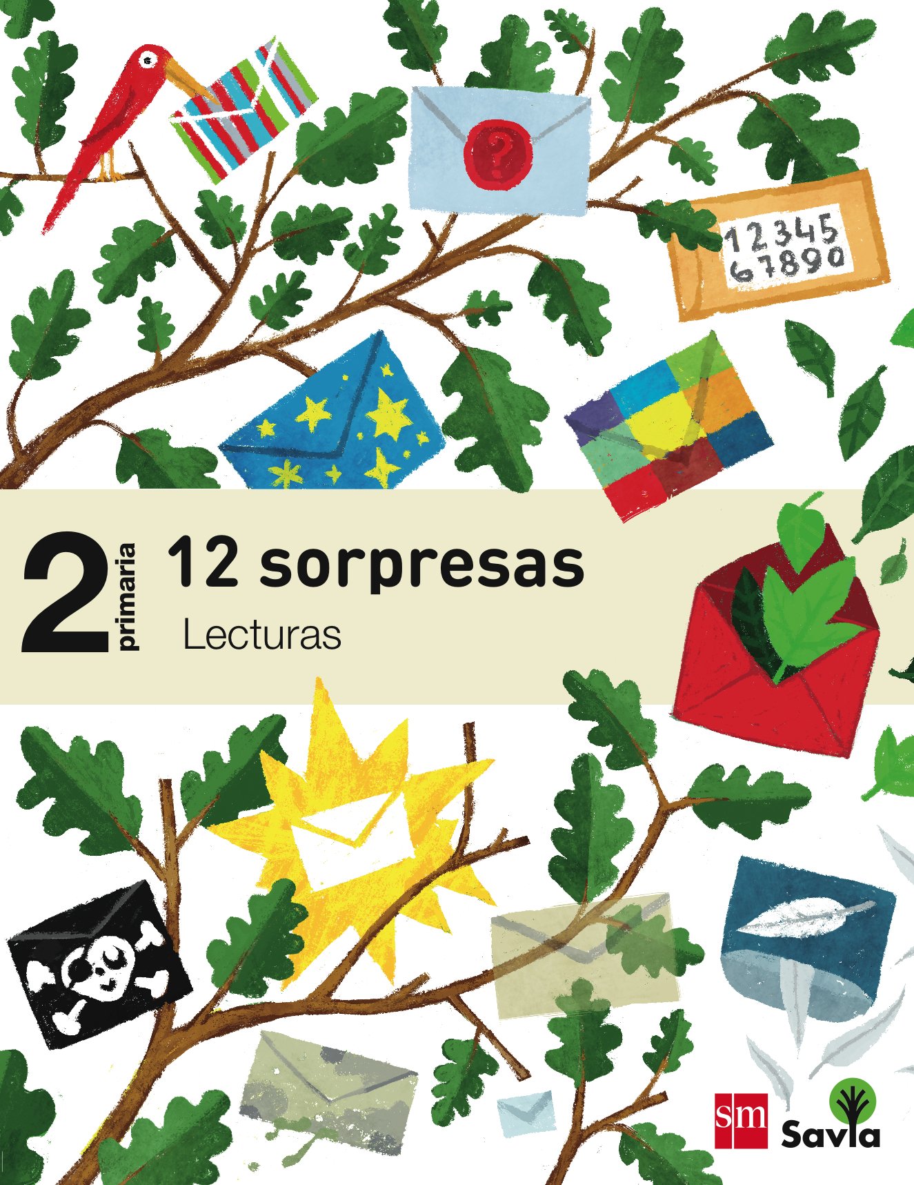 Lecturas: 12 Sorpresas. 2 Primaria. Savia - 9788467579130