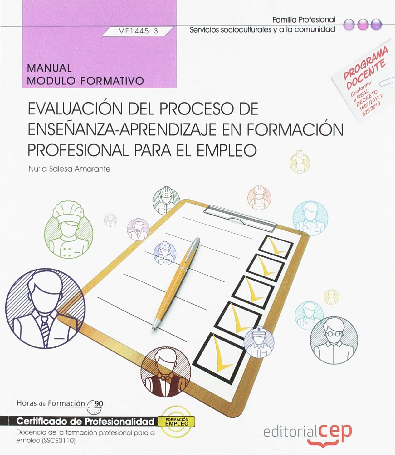 Manual. Evaluación del proceso de enseñanza–aprendizaje en formación profesional para el empleo
