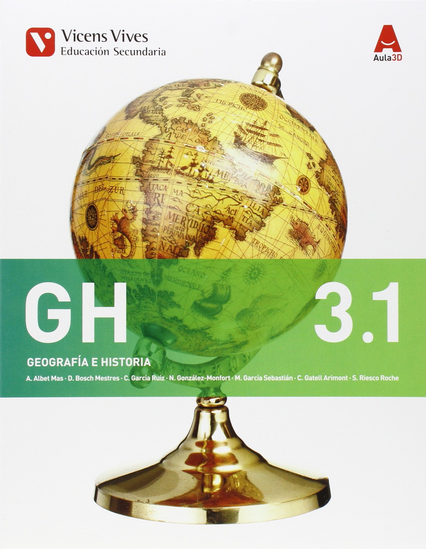 Geografia e Historia GH 3 (3.1-3.2) ( ESO) Aula 3D (Ceuta y Melilla) - 9788468230436 (2015