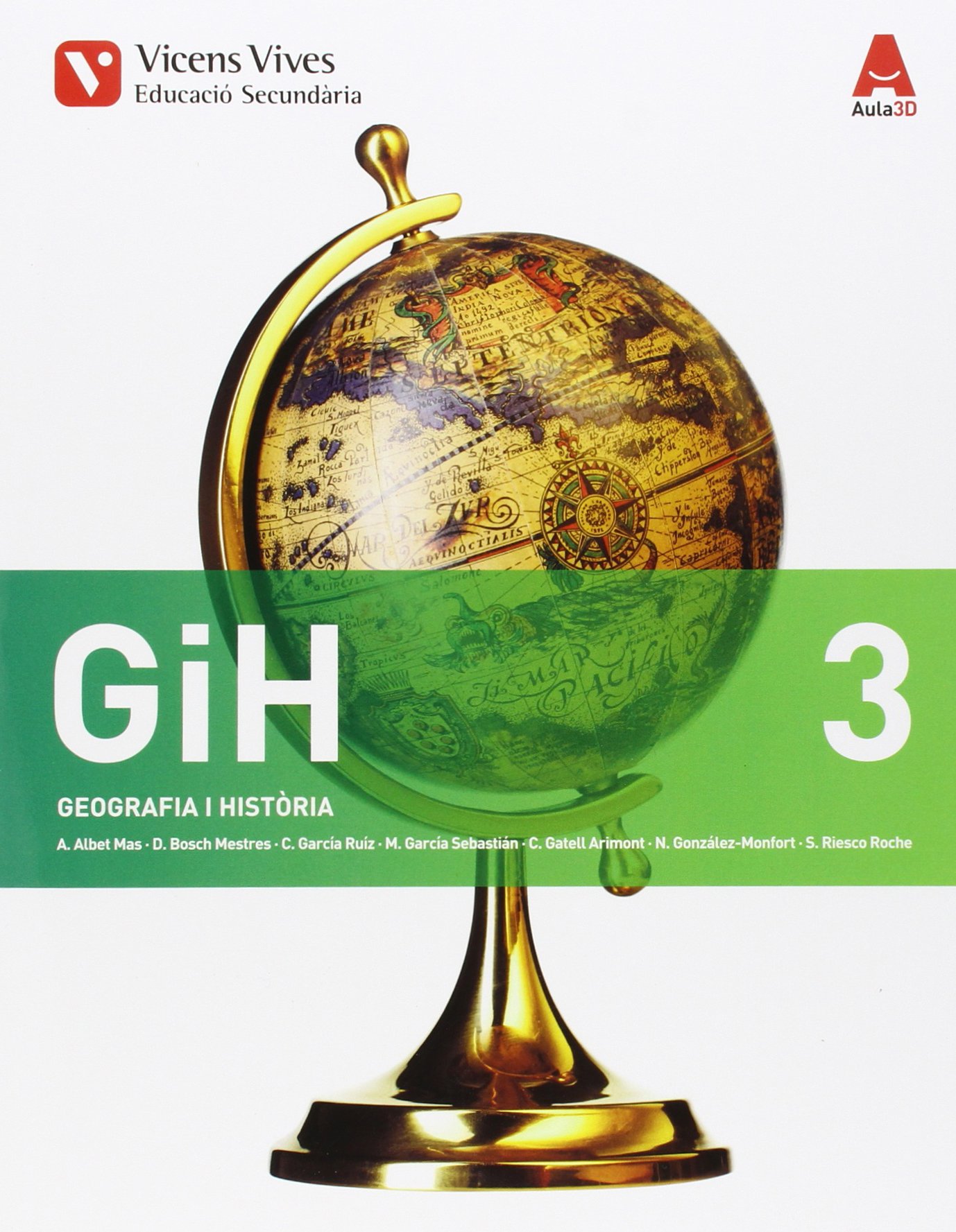 Gih 3. Geografia I Història. Catalunya. Aula 3d - 9788468231976