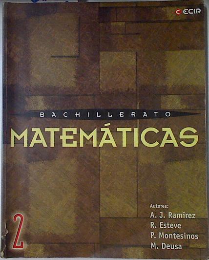 Matemáticas, 2º Bachillerato LOGSE