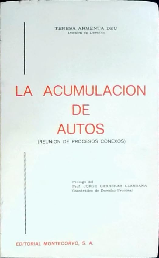 La acumulación de autos