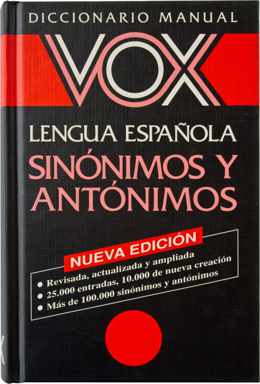 Sinonimos y Antonimos Vox Diccionario Manual de la Lengua Española