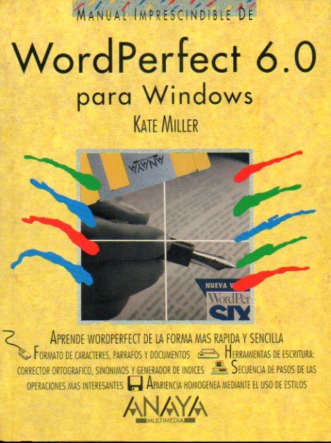 Wordperfect 6.0 para Windows