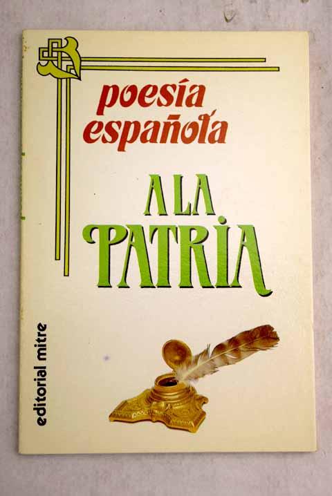 Poesía española a la patria