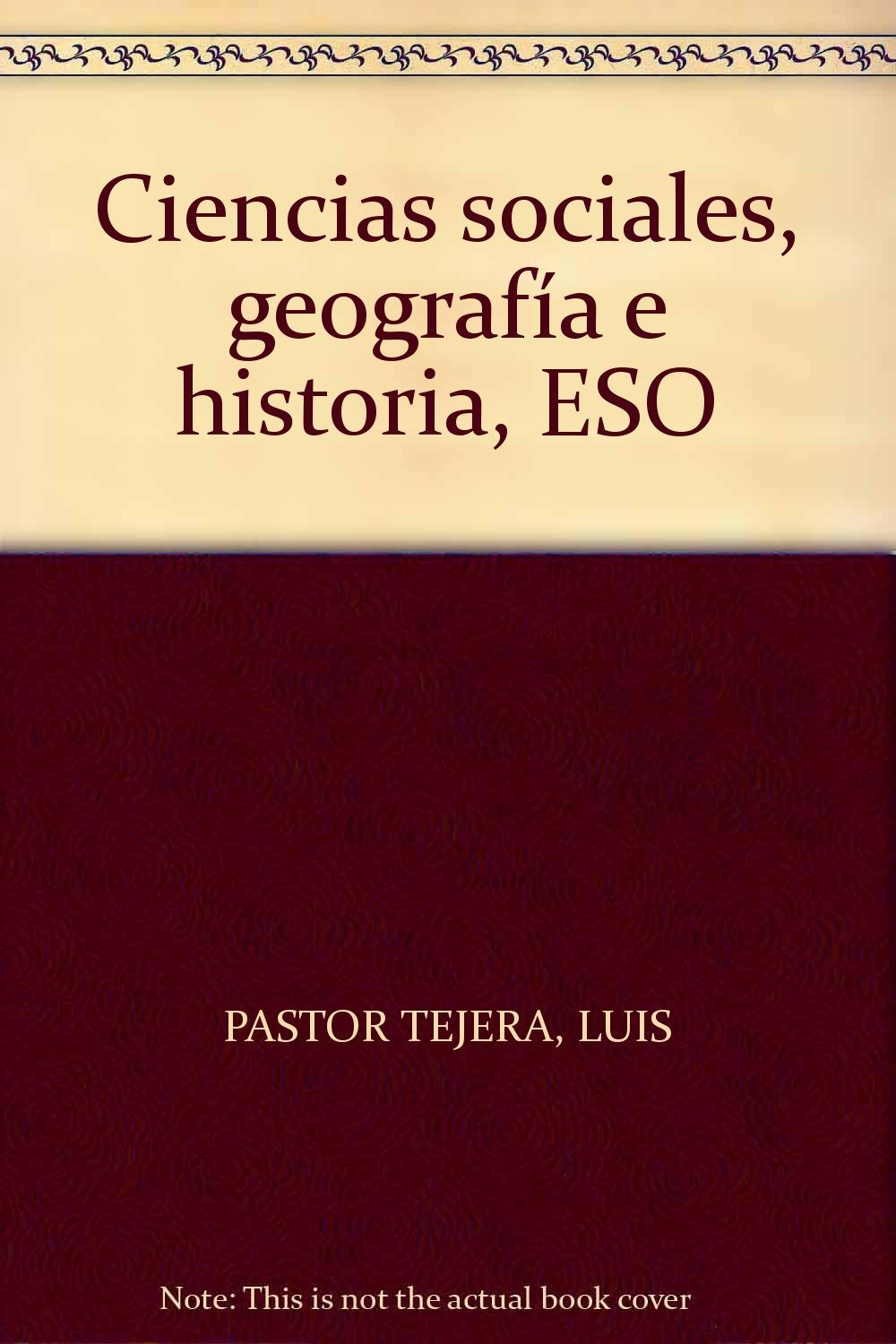 Ciencias sociales, geografía e historia, ESO