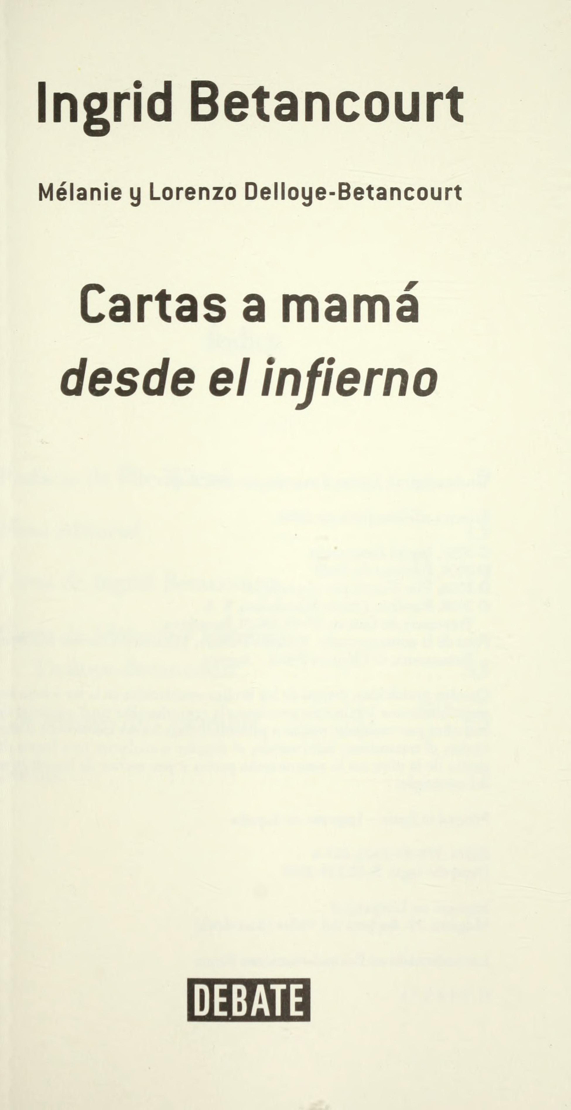 Cartas a mamá desde el infierno
