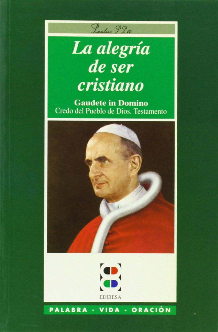 La alegría de ser cristiano