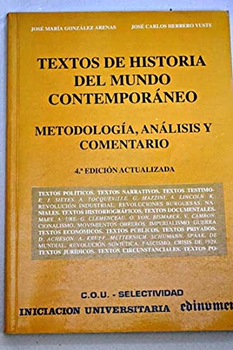 Textos de historia del mundo contemporáneo