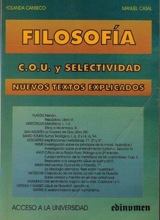 Filosofía, COU-Selectividad