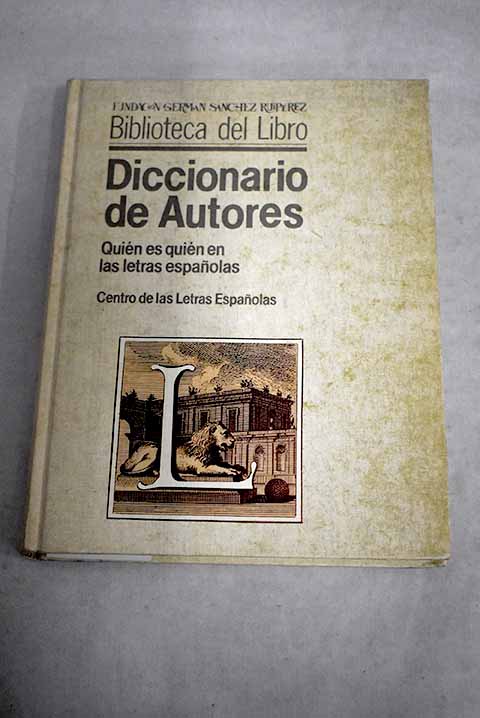 Diccionario de autores