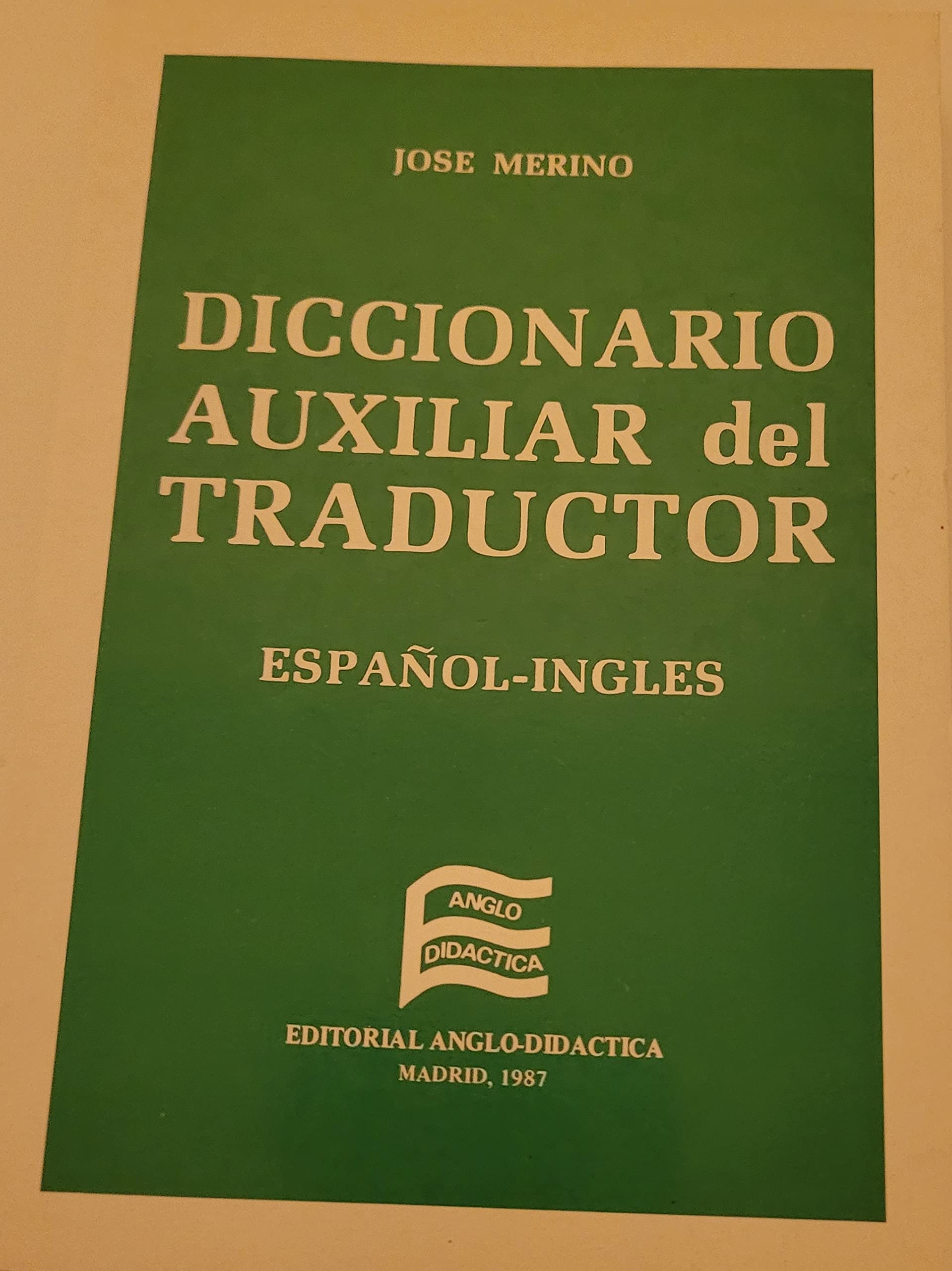 Diccionario auxiliar del traductor