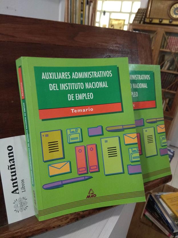 Temario Auxiliar Administrativo del Instituto Nacional de Empleo