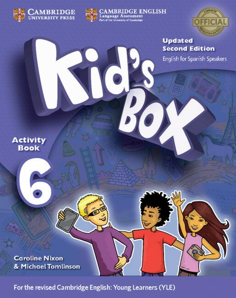 Kid's Box Level 6 Activity Book with Cd Rom And My Home Booklet Updated English for Spanish Speakers