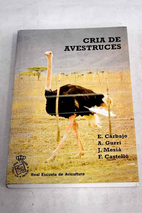 Cría de avestruces