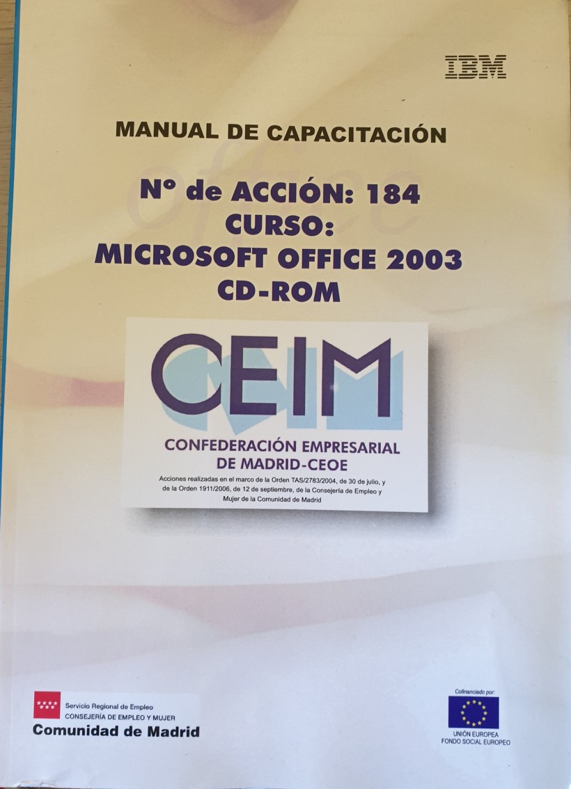 Manual de Capacitación. Curso: Microsoft Office 2003
