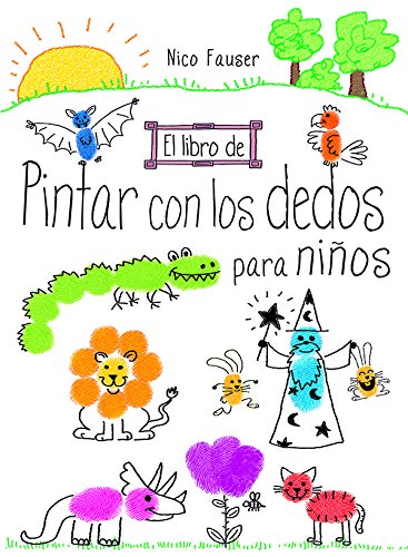 Libro de Pintar con los Dedos para Niños,el