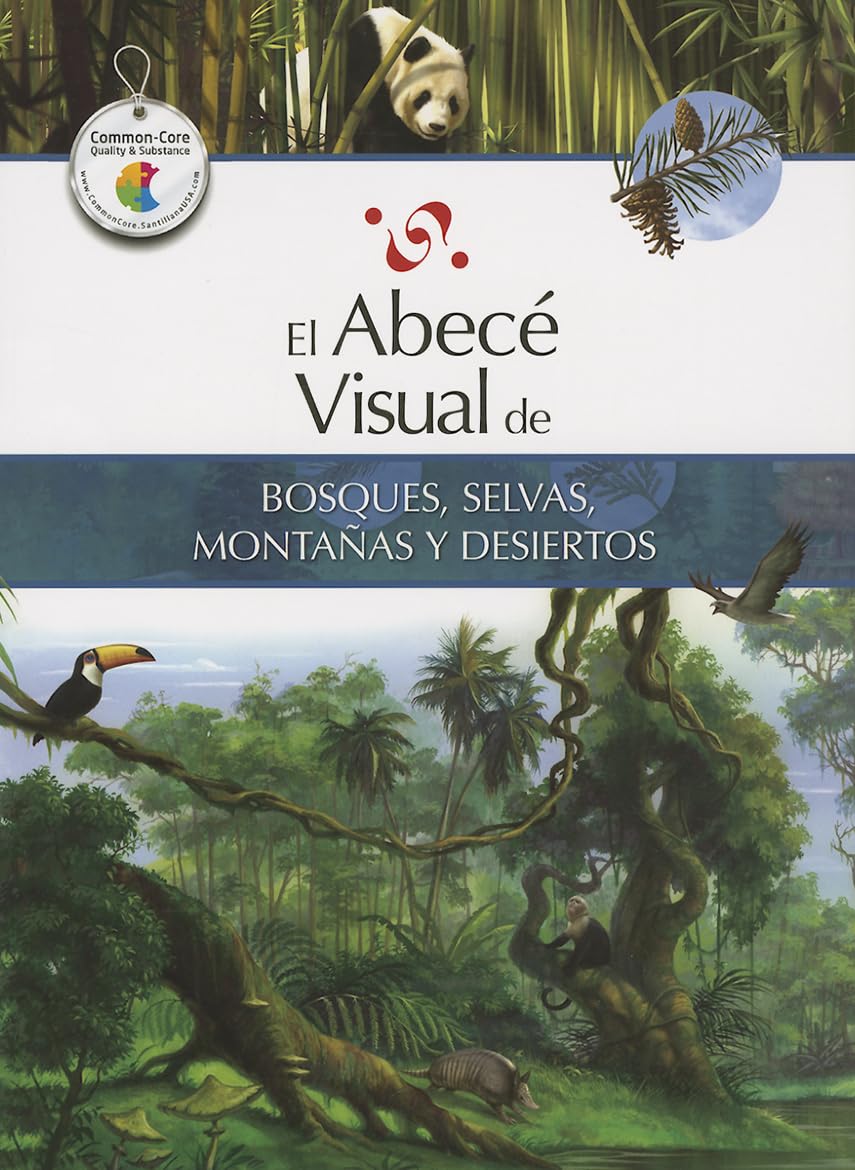 El abecé visual de bosques, selvas, montañas y desiertos