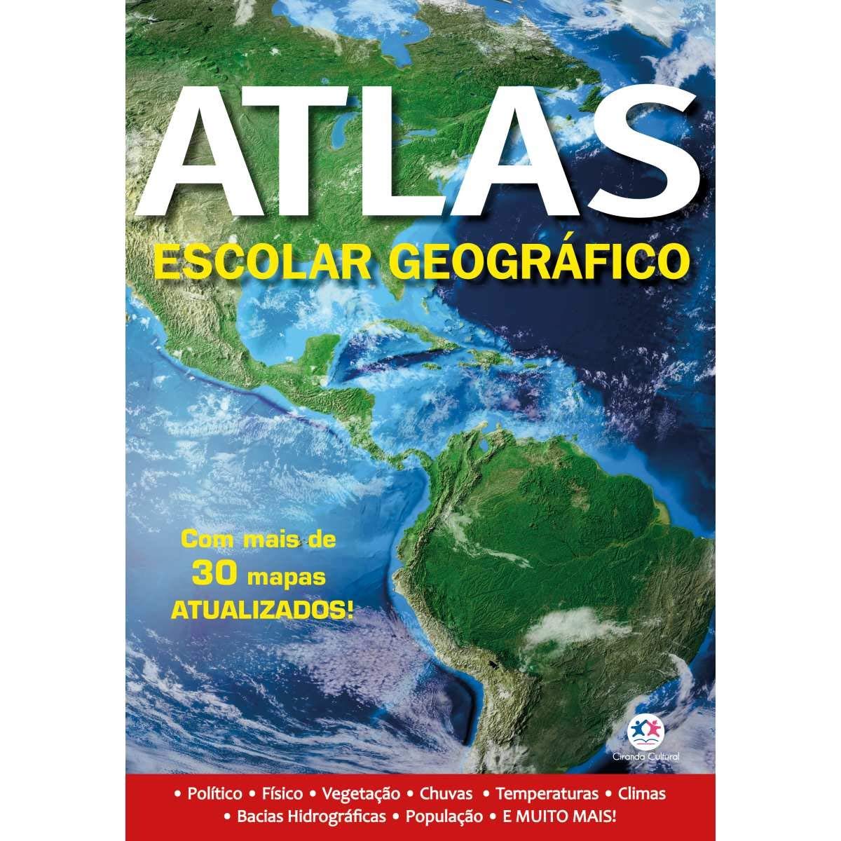 Atlas Escolar Geografico de Ciranda Cultural Pela Ciranda Cultural 2010 Ed. 2010