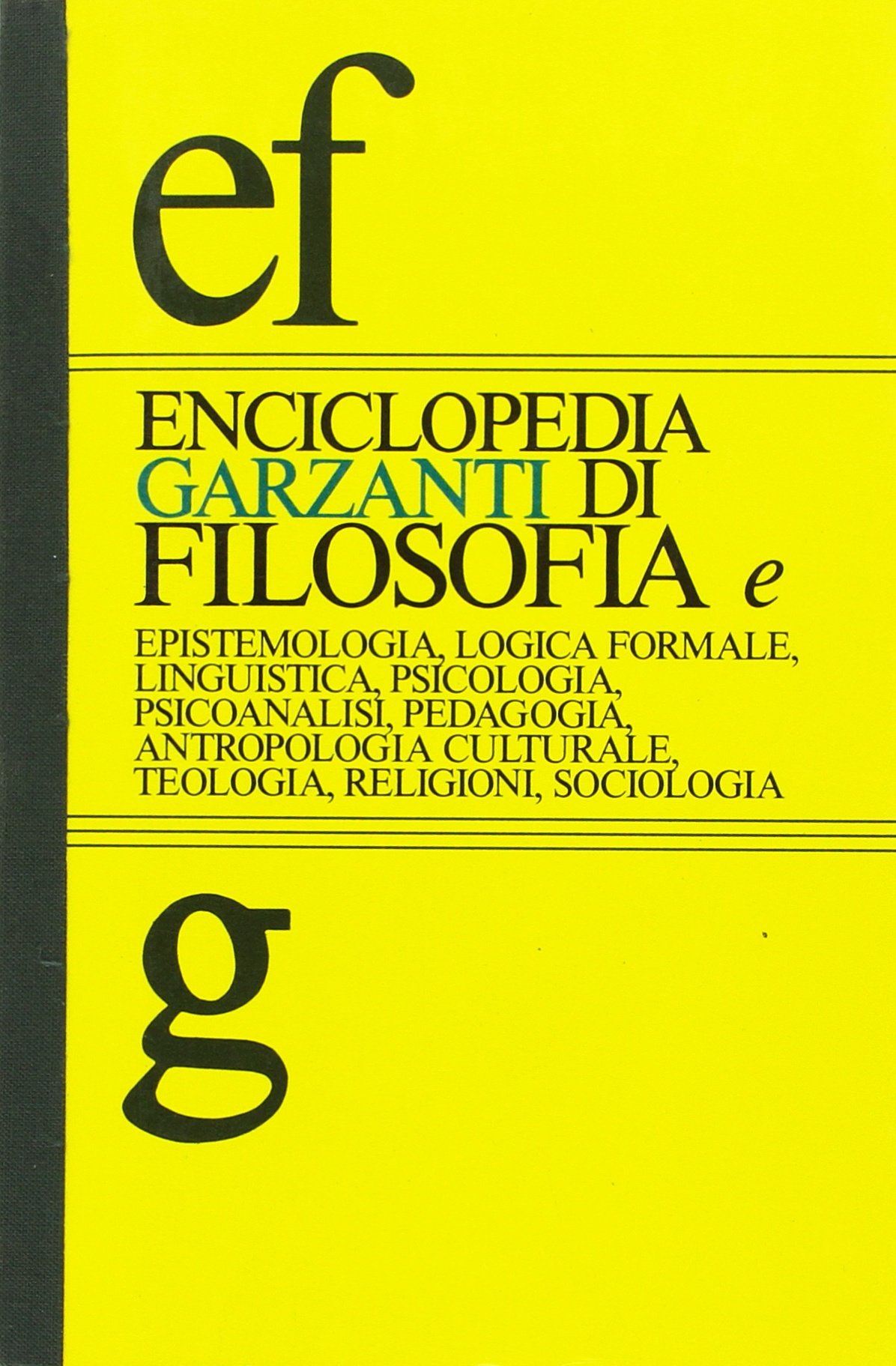 Enciclopedia Garzanti di filosofia